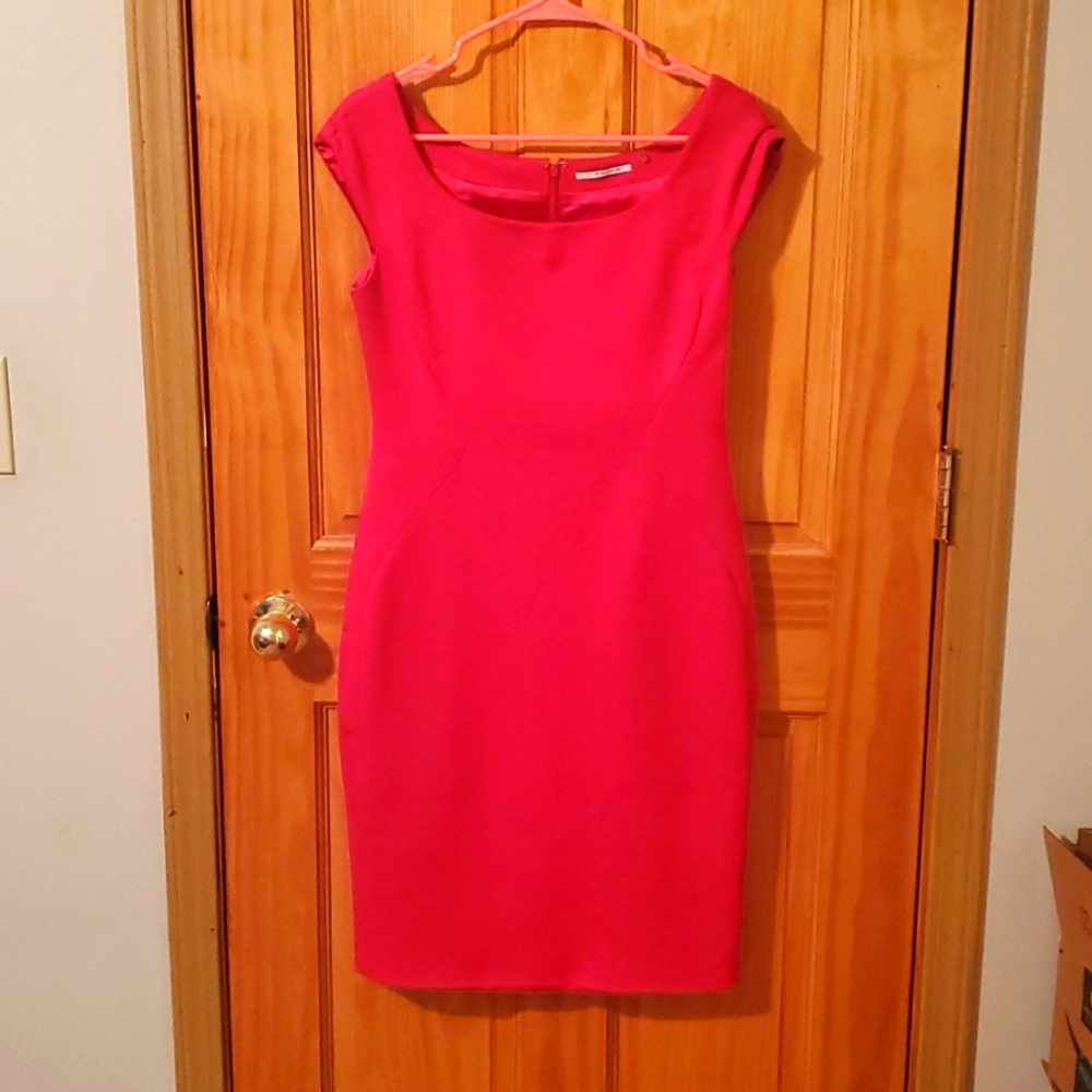 Tahari hot pink size 8 dress
